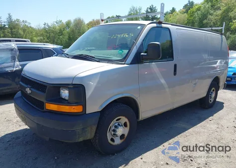 2008 Chevrolet Express Work Van из США, поврежденный, VIN 1GCGG25C981162904
